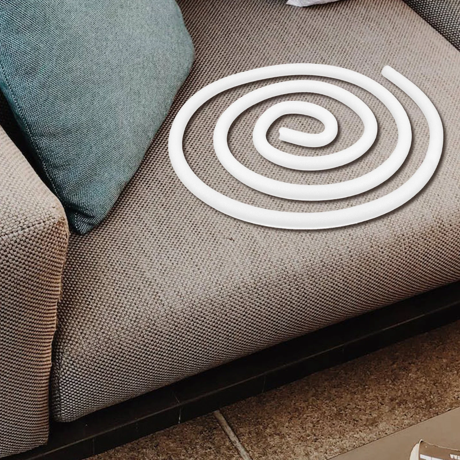 Sofas Foam Strip Cover Anti-slip Pressure Seam Fixed Rod Slipcover Grips Tuck for Couch Cushion Foams White