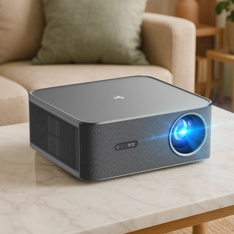

Custom C50B 1100ANSI Lumens Big Tv Projector 1080P 4K Auto Focus Home Theater Video Mobile New USB Led Projector For Bedroom
