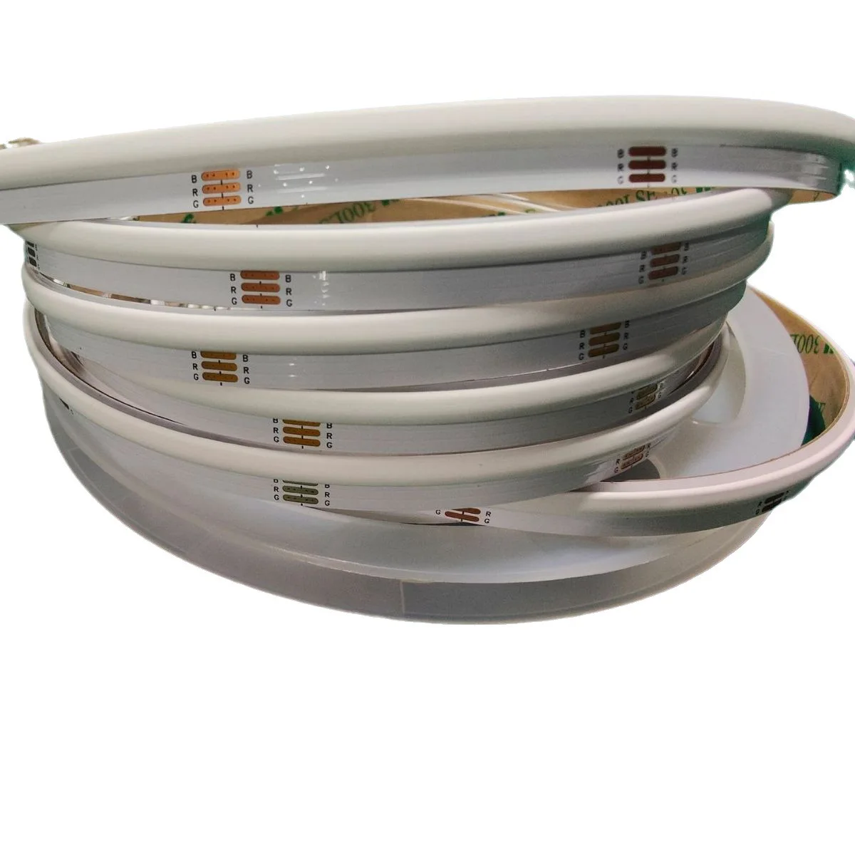 5m RGB Side Lighting LED Cob Flexible Strip High Density Soft Strip Side Emitting Backlight Red Green Blue Colorful Cabinet 12v