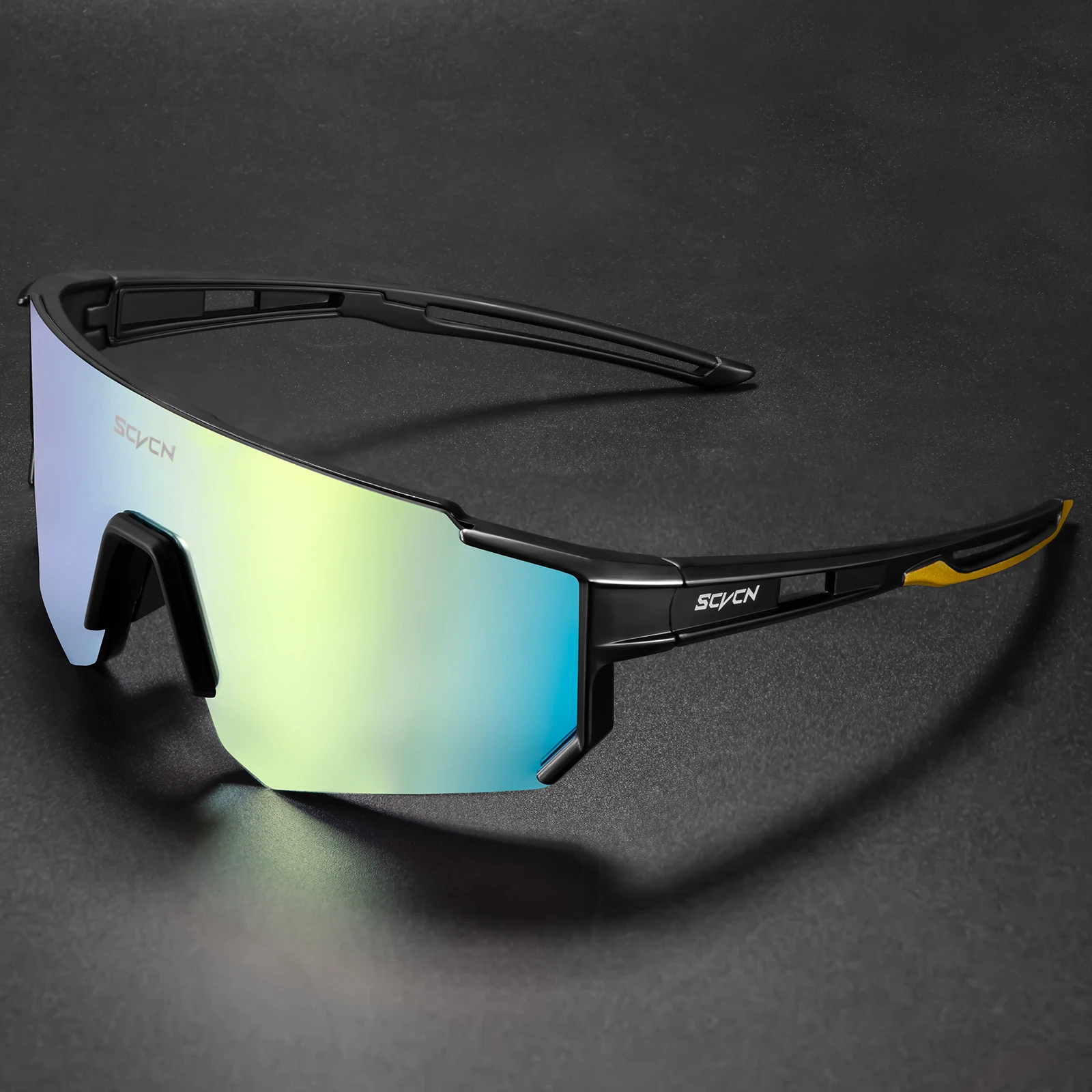 SCVCN Wanderbrillen Outdoor Radfahren Sonnenbrillen für Damen Herren MTB Fahrradbrille Sport Bergsteigen Radfahren UV400 Brille