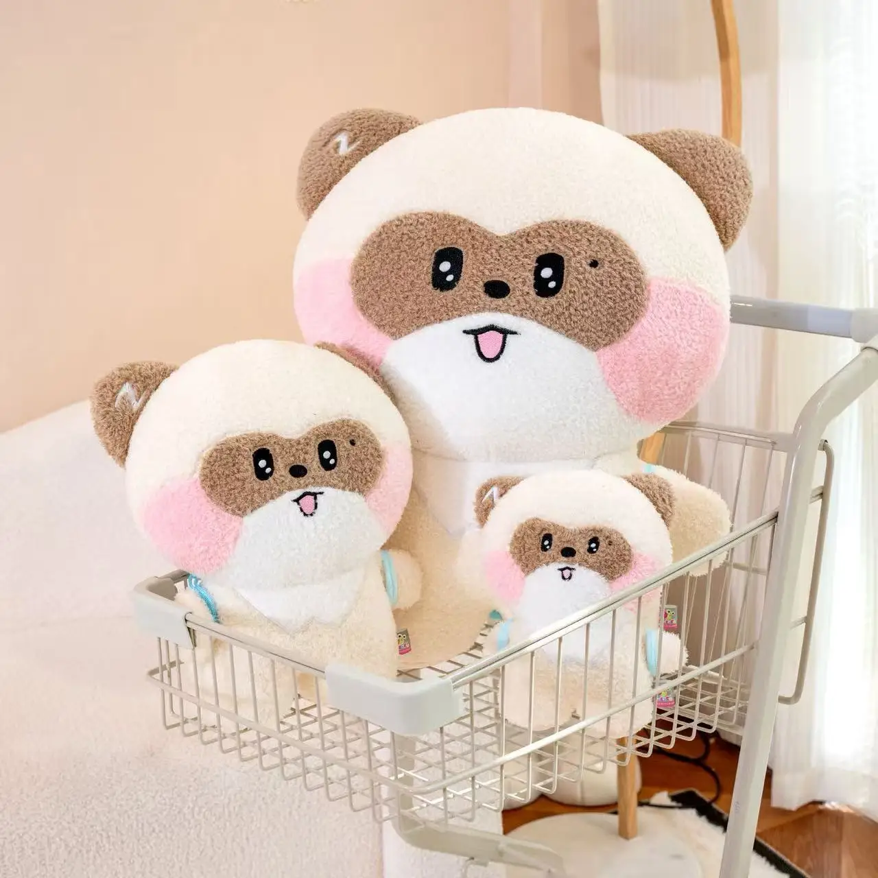 أحدث Heheheha ظهره دمية Kawaii محشوة ألعاب من نسيج مخملي اليدوية دمية الكرتون أنيمي لطيف المنزل الأطفال هدية عيد ميلاد دمية ممتعة