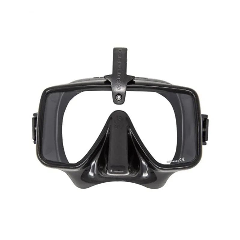 Frameless Wide Field of View Wide Angle Diving Mask Veneer Low Volume