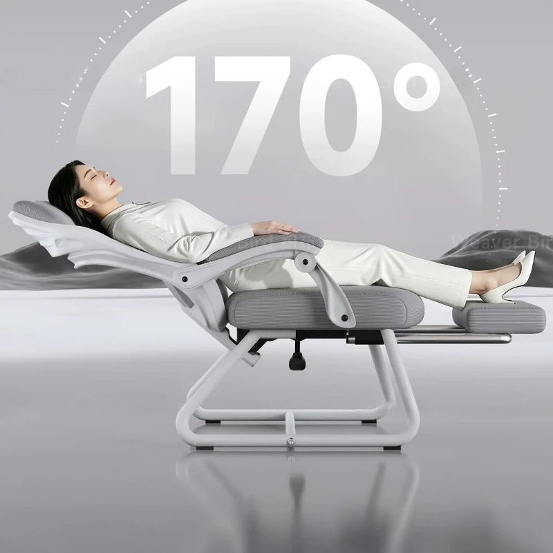 

Mesh Office Chairs Minimalist Office Chair Ergonomic Chair Bow Foot Computer Chair Backrest Waist Office Chairs Furniture