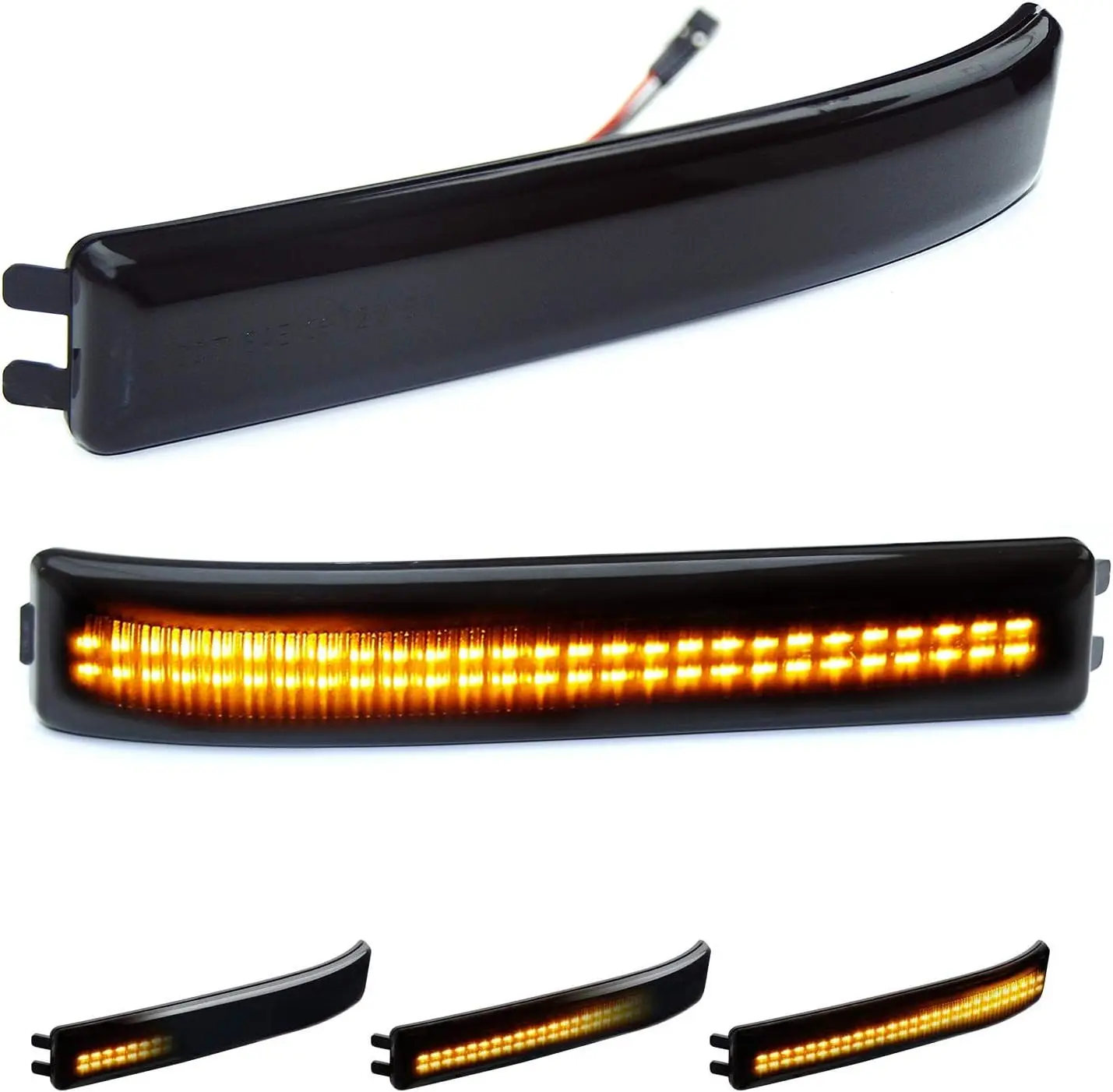 

2pcs For Ford F150 F-150 2009-2014 SVT Raptor LED Dynamic Side Mirror Turn Signal Lights Replace OE9L3Z-17E749-AA 9L3Z-17E748-AA