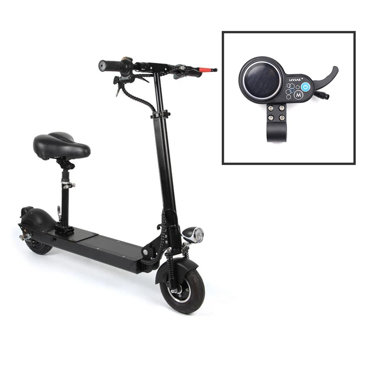 LIVIAE 36V-48V 350W Motor Brushless Controller LCD Display Panel Thumb Throttle Electric Bicycles image 6