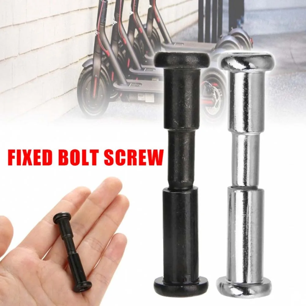 Black/Silver Hardened Steel M365 Scooter Parts Folding Screw Folding Bolt Lock Fixed Bolt Locking Screw Bolt Screw Hinge Bolt