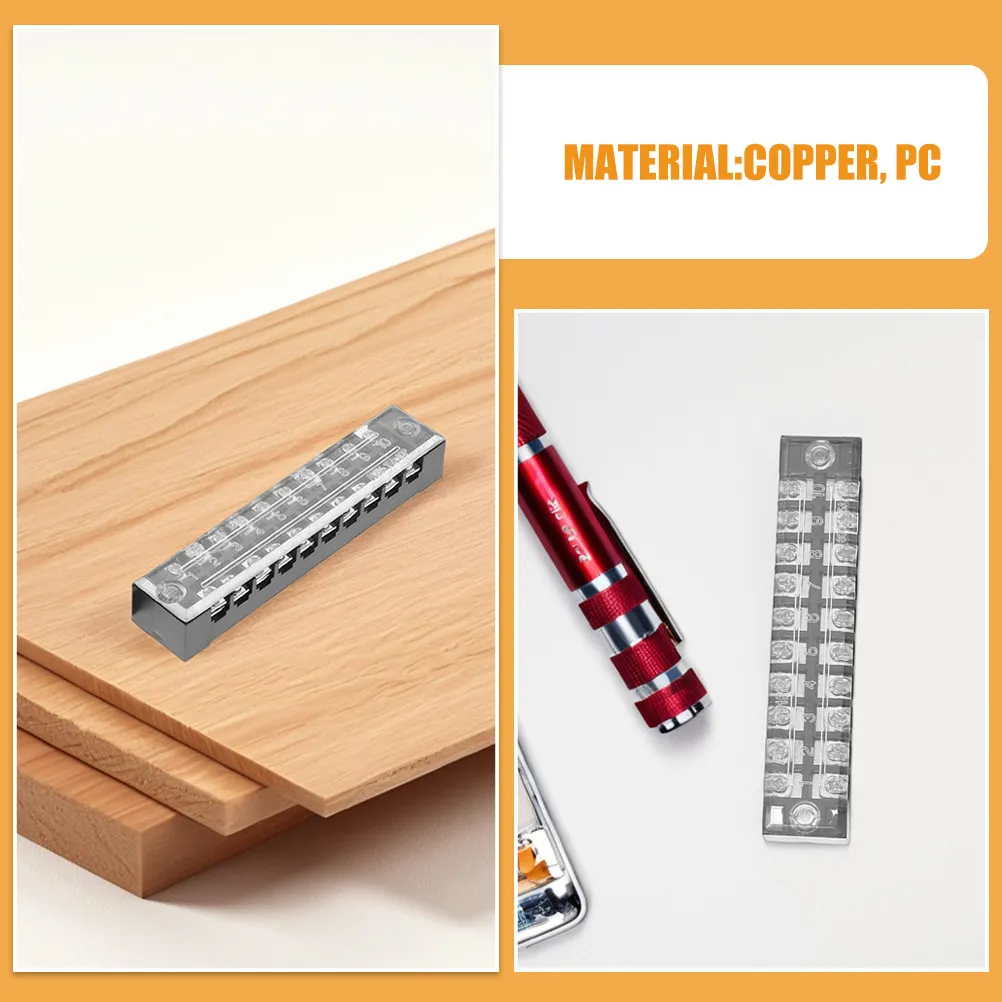 5Pcs Fixed Terminal Block -1510 Electrical Connection Strip Reliable Wiring Bridge Jumper Connector for Industrial Home Wiring - view 6