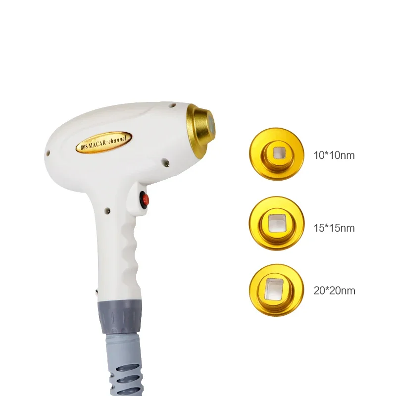 Diodenlaser 755 808 1064nm Multi-Wellenlängen-Haaren tfernungs maschine Kühlkopf schmerzloser Laser-Epilierer Gesichts körper Haaren tfernung