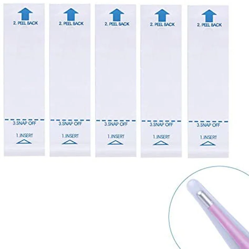 100 Pack Digital Thermometer Probe Covers - Disposable Universal Electronic Oral Rectal Thermometer Covers