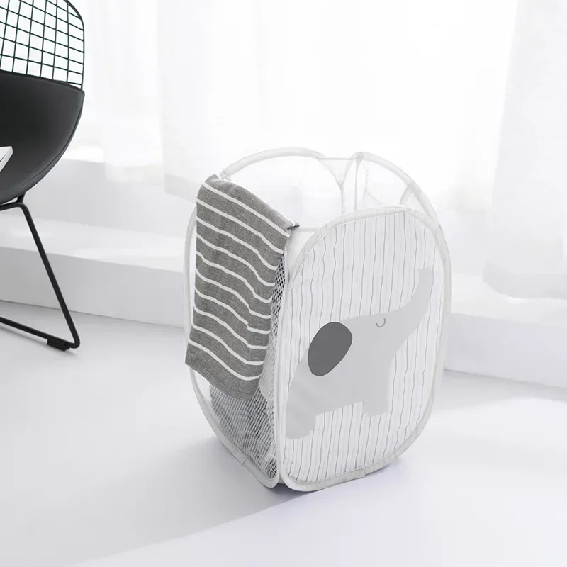 Schmutziger Wäsche korb faltbare Kleidung Aufbewahrung körbe Mesh Wasch kleidung Babys pielzeug Lagerung Home Organizer