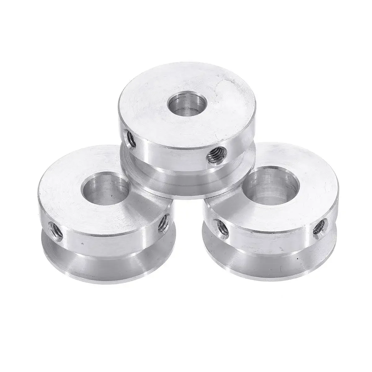 30mm Aluminum Alloy Single Groove 4-16mm Pulley Fixed Bore Pulley Wheel for Motor Shaft 6mm Belt