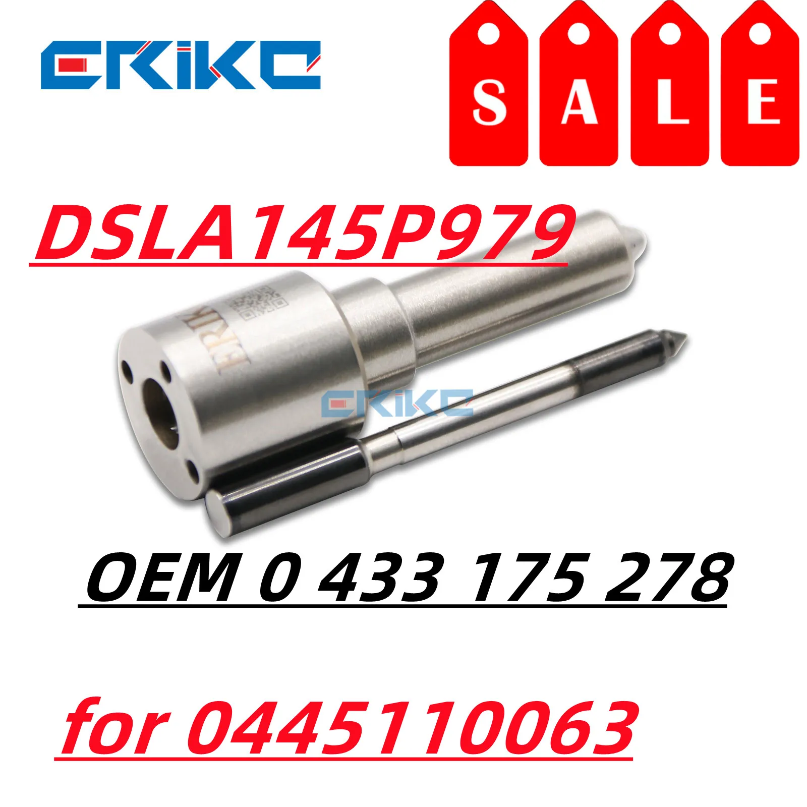 DSLA145P979 Diesel Injector Parts 0 433 175 278 Auto Fuel Injection Nozzle DSLA 145 P 979 (0433175278) for Injector 0445110063