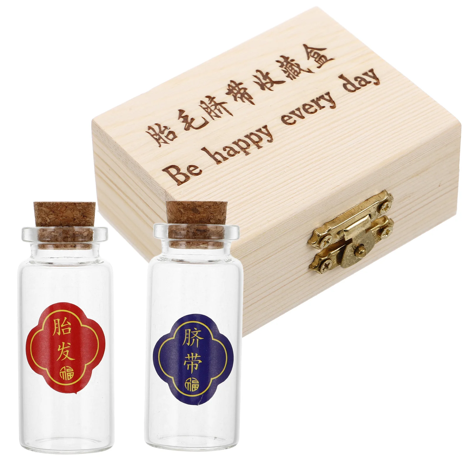 

1 set 1 Set Baby Keepsake Fetal Hair Umbilical Cord Storage Container First Haircut Newborn Gift For Kids Girl Boy