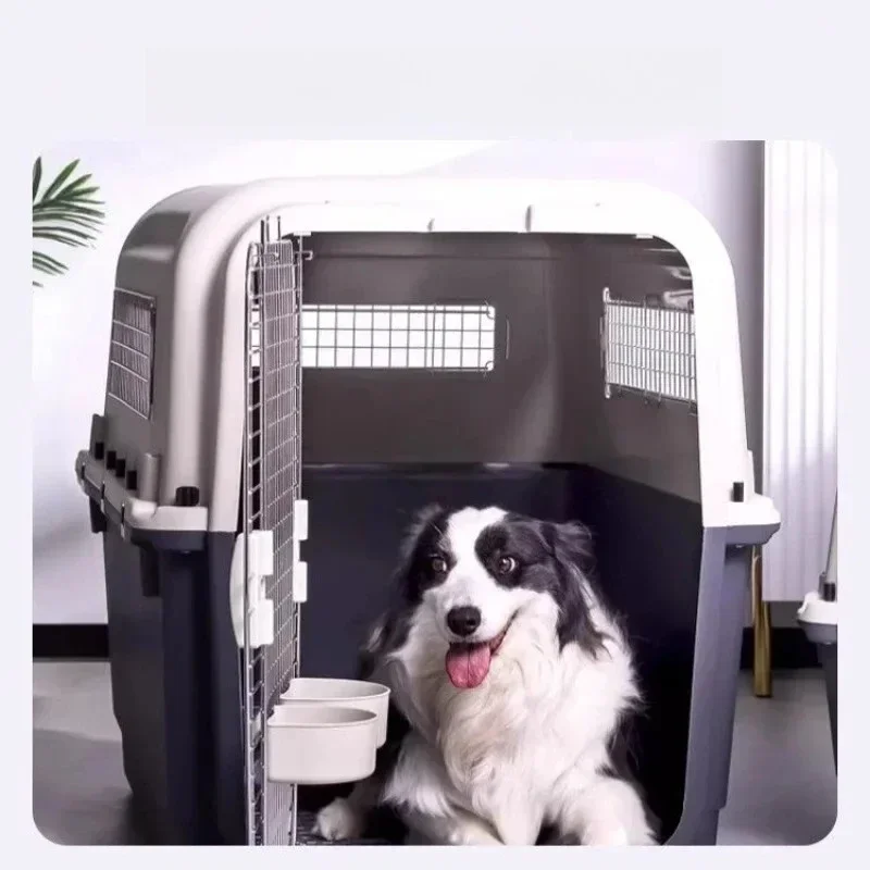 Air box, dog medium and large cage out of check, portable cat car travel air freight