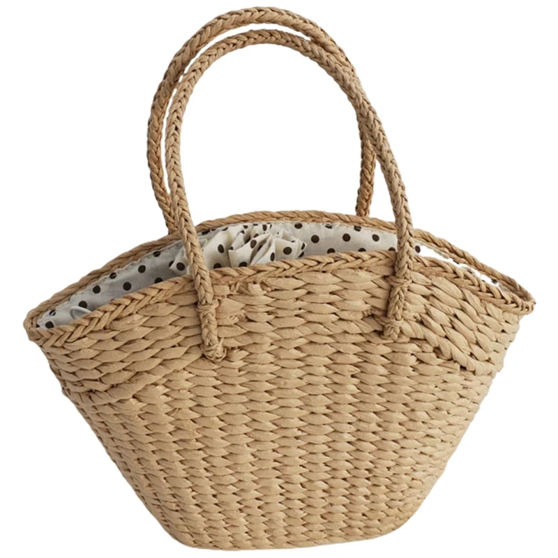 Beach Rattan Bag Ladies Super Large Straw Bag Ladies Handbag Handbag Straw Woven Beach