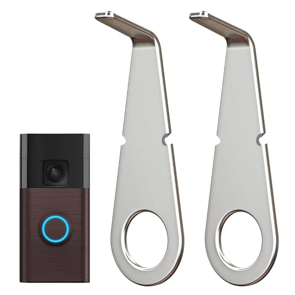 Stainless Steel For Ring Doorbell Battery Tool Set 2 pcs for Safe Mount Detachment and Camera Housing Opening Operations