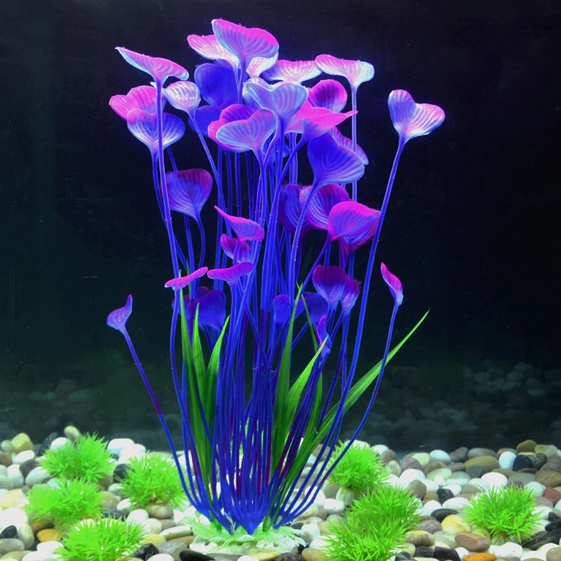 Fish Tank Ornament Plant Aquarium Artificial Decor Plants Simulation Water Grass Fish Bowl Plastic Weeds Decoration