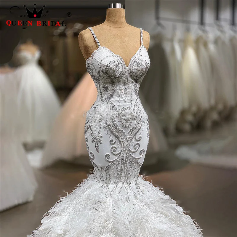 Charming Sexy Long Mermaid Wedding Dress Sleeveless Lace Appliques Vintage Bridal Gowns Vestido De Novia Custom Size