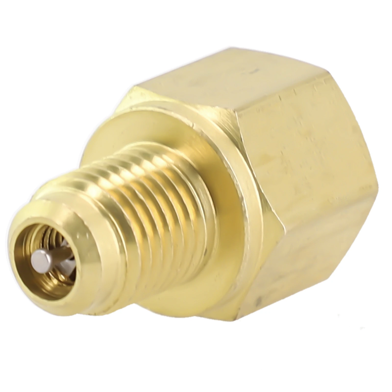 2pcs Connectors Adapter Industrial Leak for proof Fuel Tanks Hoses Vacuum Pumps 1/2 for acme Male 1/4 Female for flare Brass