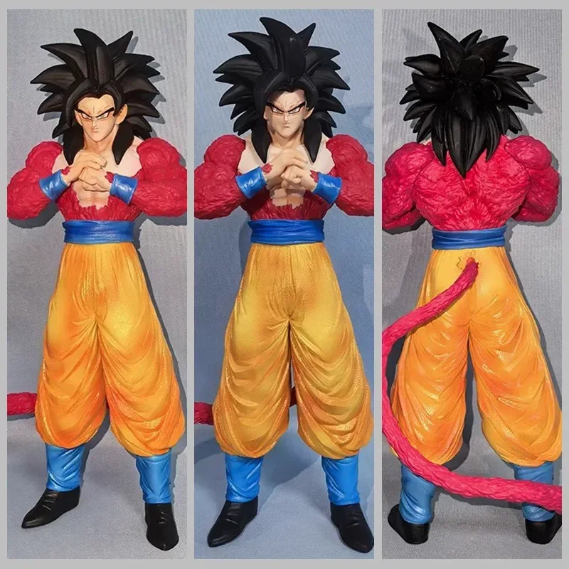 

Anime Dragon Ball GT Super Saiyan Four Goku Figurine Collectible Model Desktop PC Case Decor Action Figures Toys