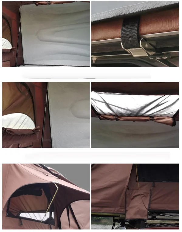 عالية الجودة التخييم جيدة خيمة مقاومة للماء ABS خيمة قشرة صلبة الجانب افتتاح سقف أعلى خيمة #5