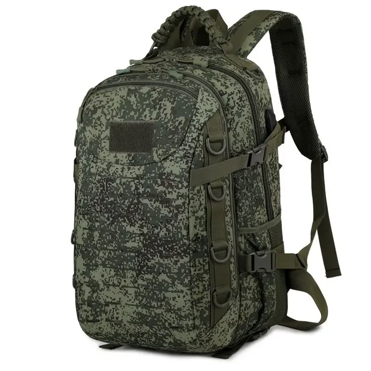 Taktische Outdoor-Tarnrucksack mit zwei Schultergurten - Neues Modell Rucksack - Multifunktionale wasserdichte Tasche für Militär-Enthusiasten und Pendler – Detail 21