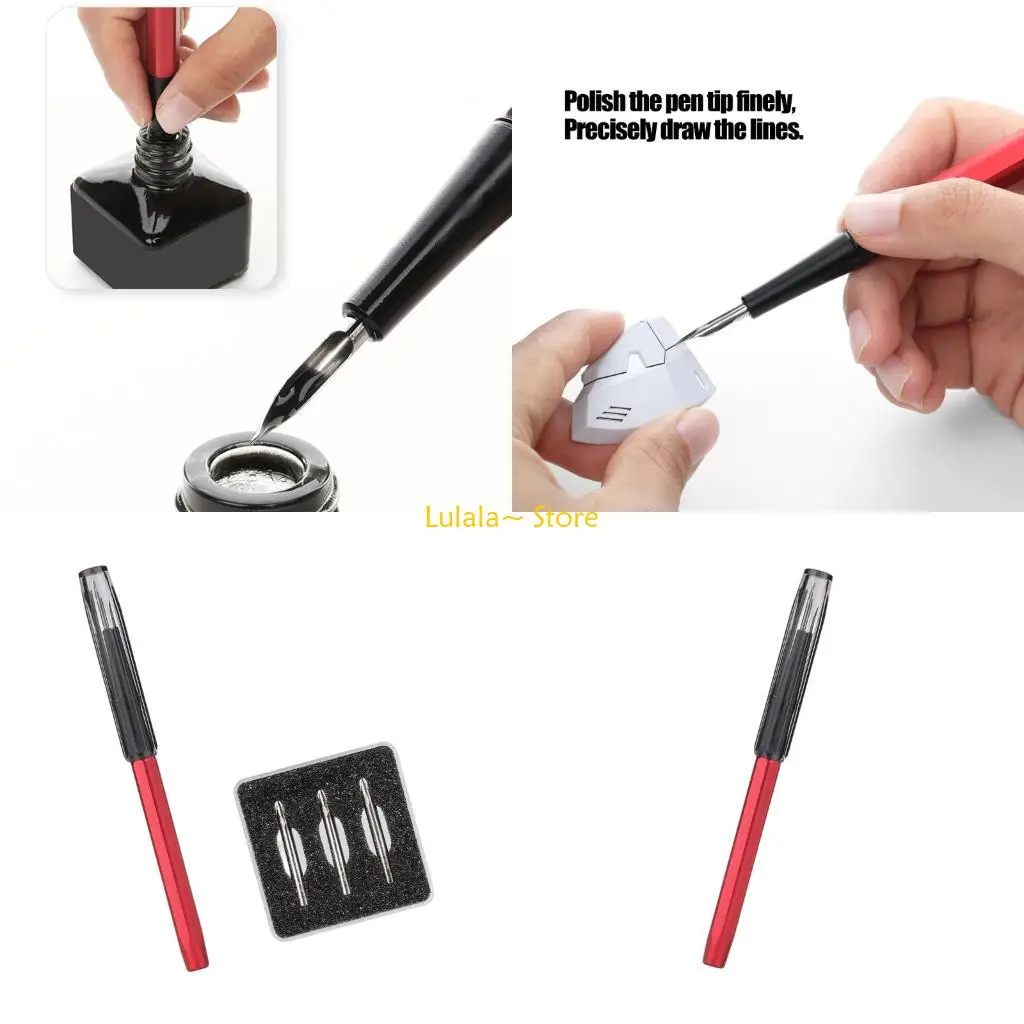 Y4QA Plastic Model Detail Tool for Fine Line Coloring and Careful Manual Use