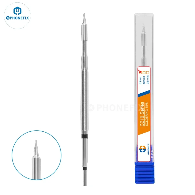 PHONEFIX OEM C210 Precision Solder Iron Tip C210 Replacement Tip for Sugon Aifen JBC I2C Aixun Soldering Station Welding Head