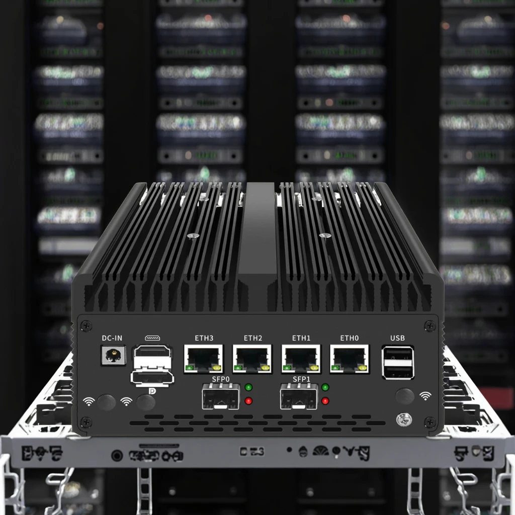 

13th Generation Mini PC Industrial Server Core I7 13620H I5 13420H 10G SFP 4*2.5G Nics 2*DDR5 5G SIM New OPNsense 13th Gen