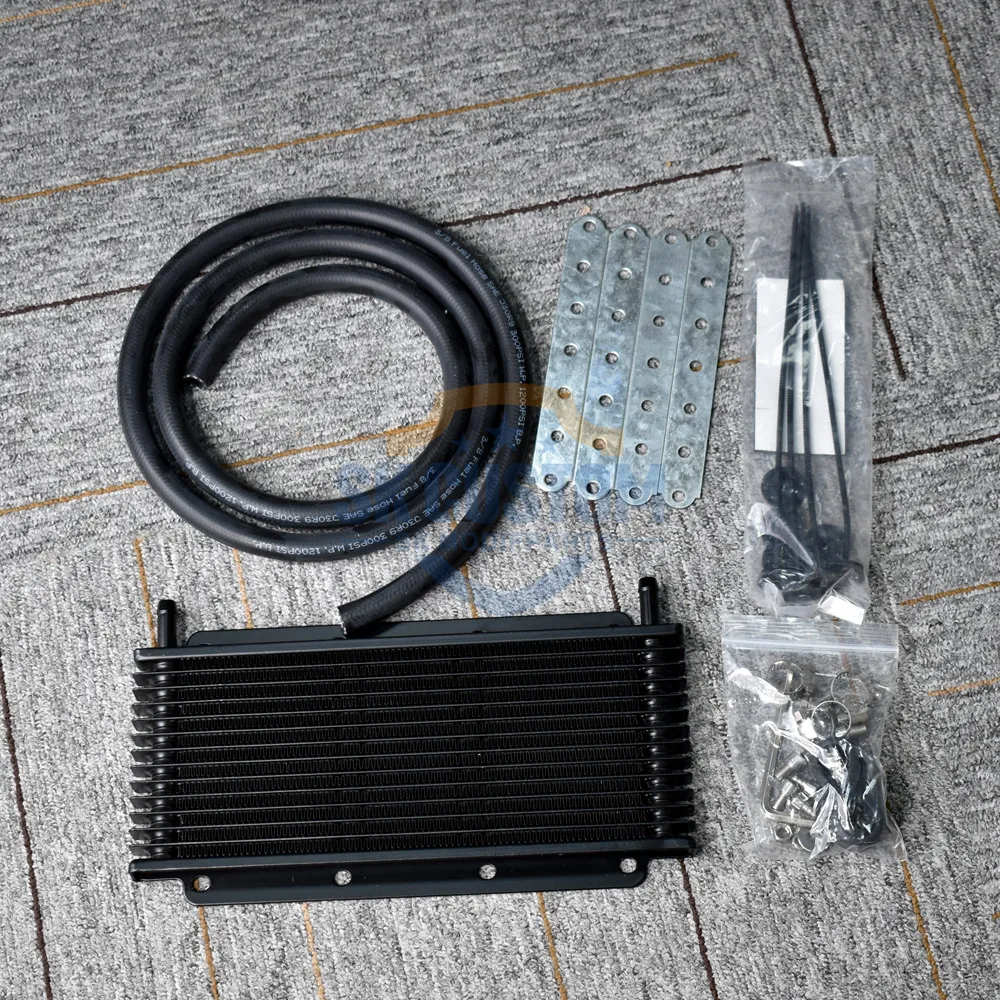 

Universal automatic transmission oil cooler 14 19 25 32 rows Aluminum oil-cooled radiator