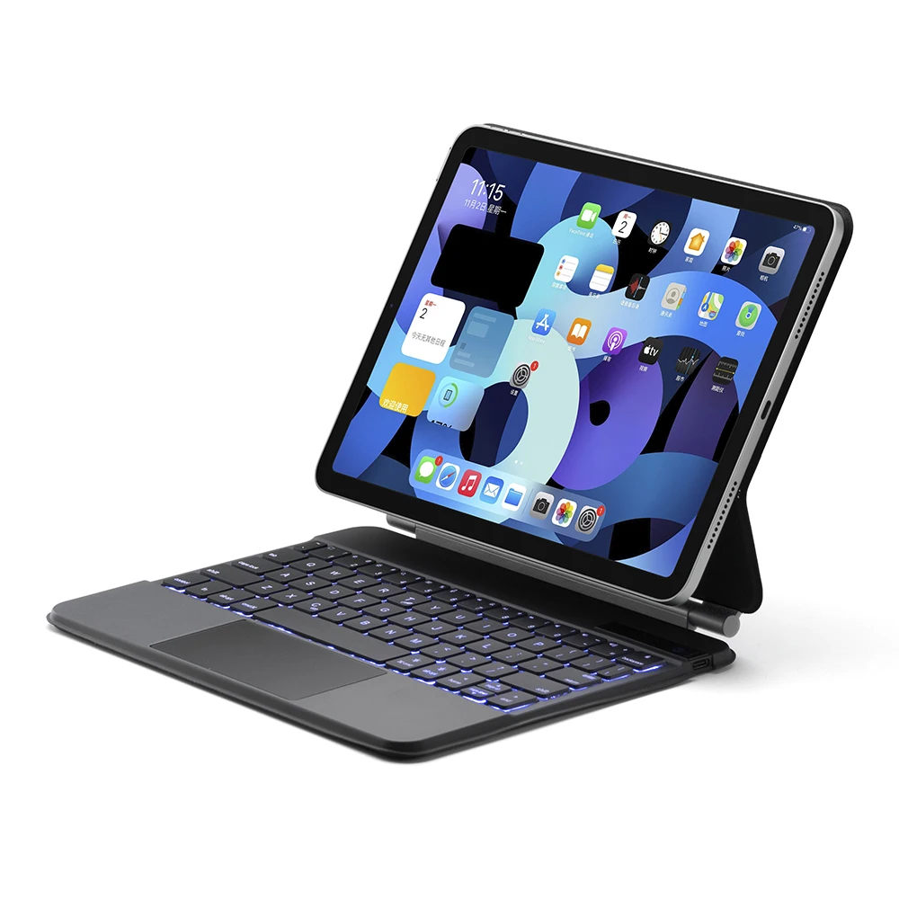 

Keyboard With Touchpad For iPad Air4 Air5 10.9, Air 11 M2 2024,Air 11 M3 2025, Pro11 2018-2022