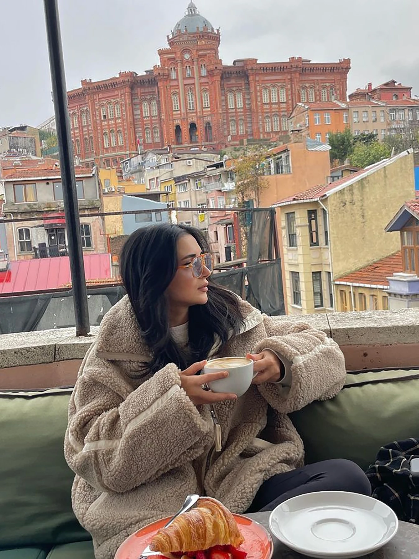 سترة نسائية كاجوال بسحاب للاستخدام الخارجي لخريف/شتاء نمط جديد عصري فضفاض مضاد للكشمير #2