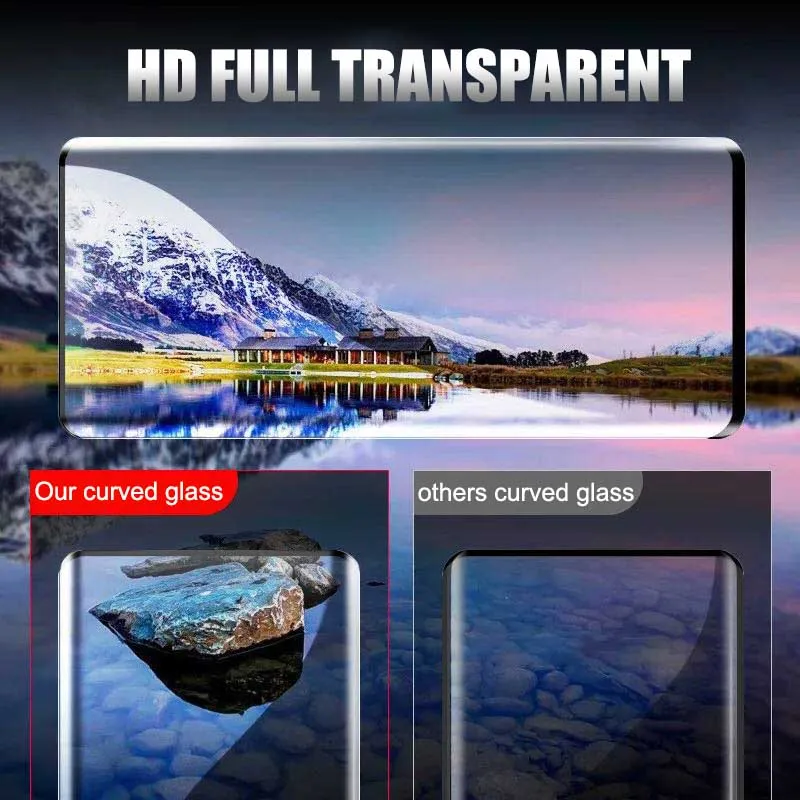 Vidrio Curvo 9D para Honor 90 5G Vidrio Templado 2 Piezas Protector de Pantalla Honor90 HONOR 400 Pro Honor400 400Pro Honor400Pro Película HD 5
