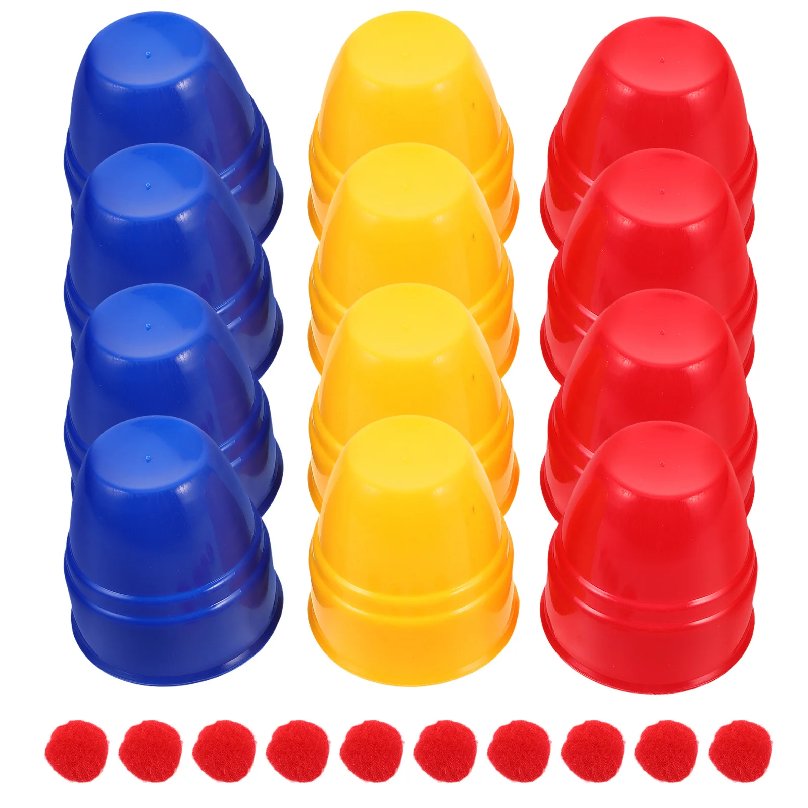 ชุดอุปกรณ์มายากลถ้วยและลูกบอล 10 ชุด สำหรับเด็ก ผู้เริ่มต้น วัยรุ่น งานปาร์ตี้ แสดงบนเวที ถ้วยมายากลสำหรับงานปาร์ตี้