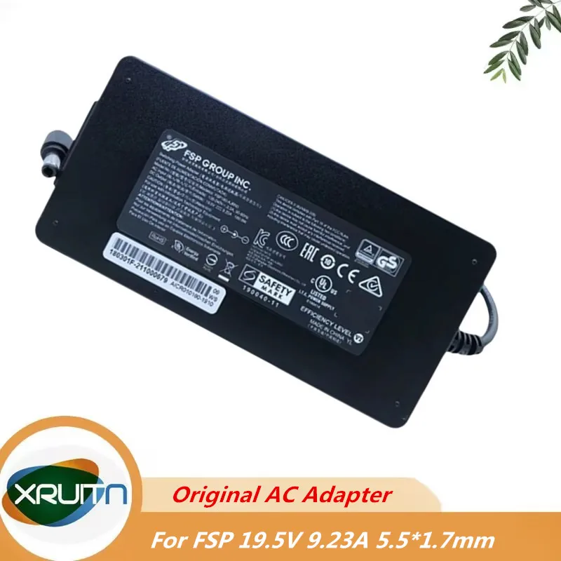 Genuine FSP FSP180-AJBN3 19.5V 9.23A 180W 5.5x2.5mm AC Adapter For MECHREVO Hasee MACHENIKE Laptop Power Supply Charger