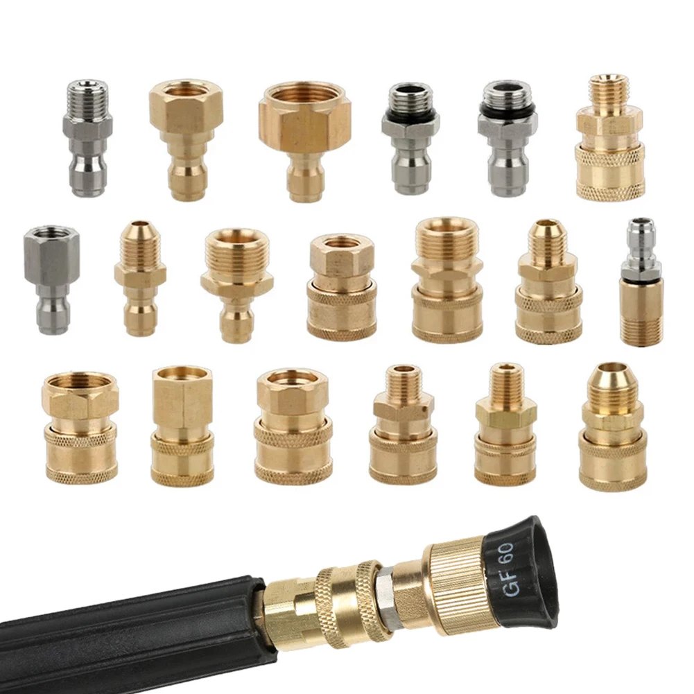 Water Hose Adapter Pressure Washer Connector 1/4 \