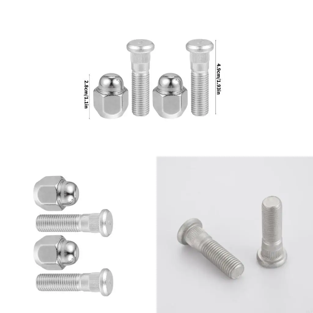 F1CF 52950-M1000 Front Rear Wheel Lug Nut M12x1.5 Lug Auto Part