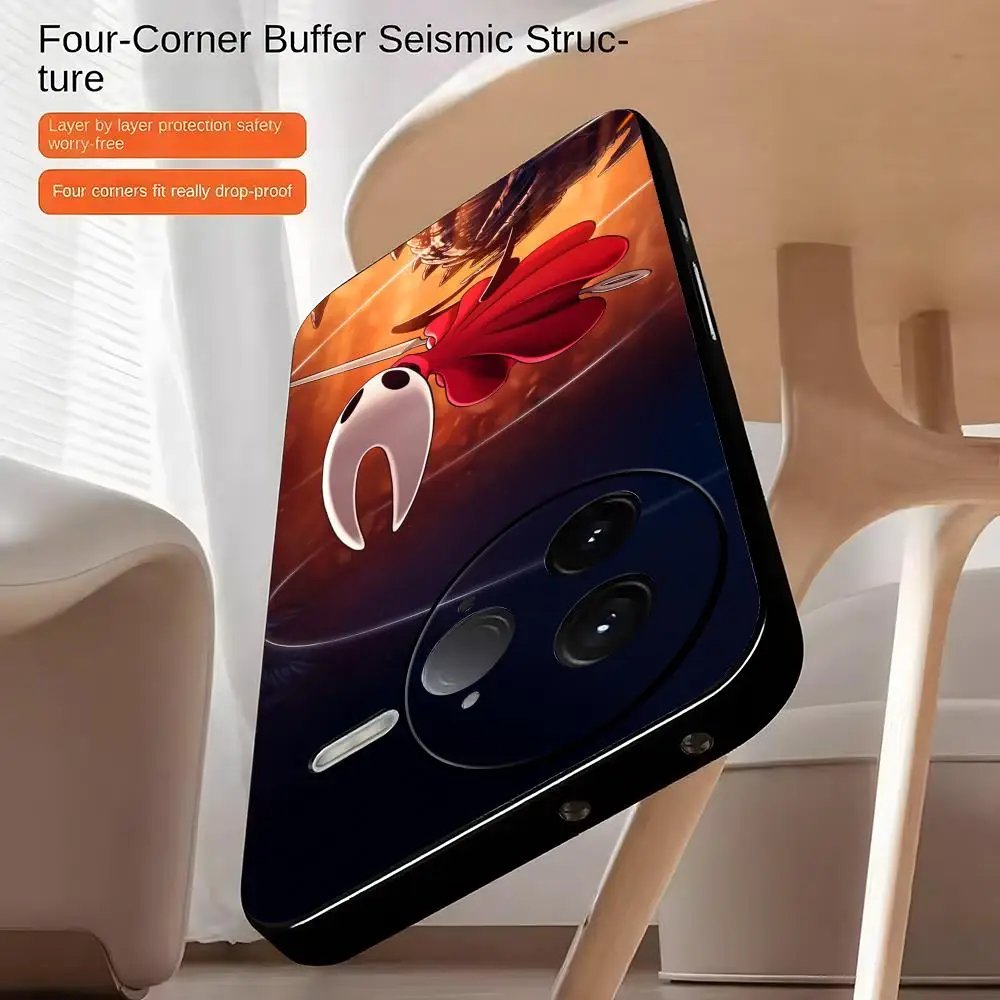 HOT GAME Hollow Knight Silksong Phone Case For Xiaomi POCO M7 M6 M5 X7 X6 X5 F7 F6 F5 Soft Black Pro 5G Phone Cover
