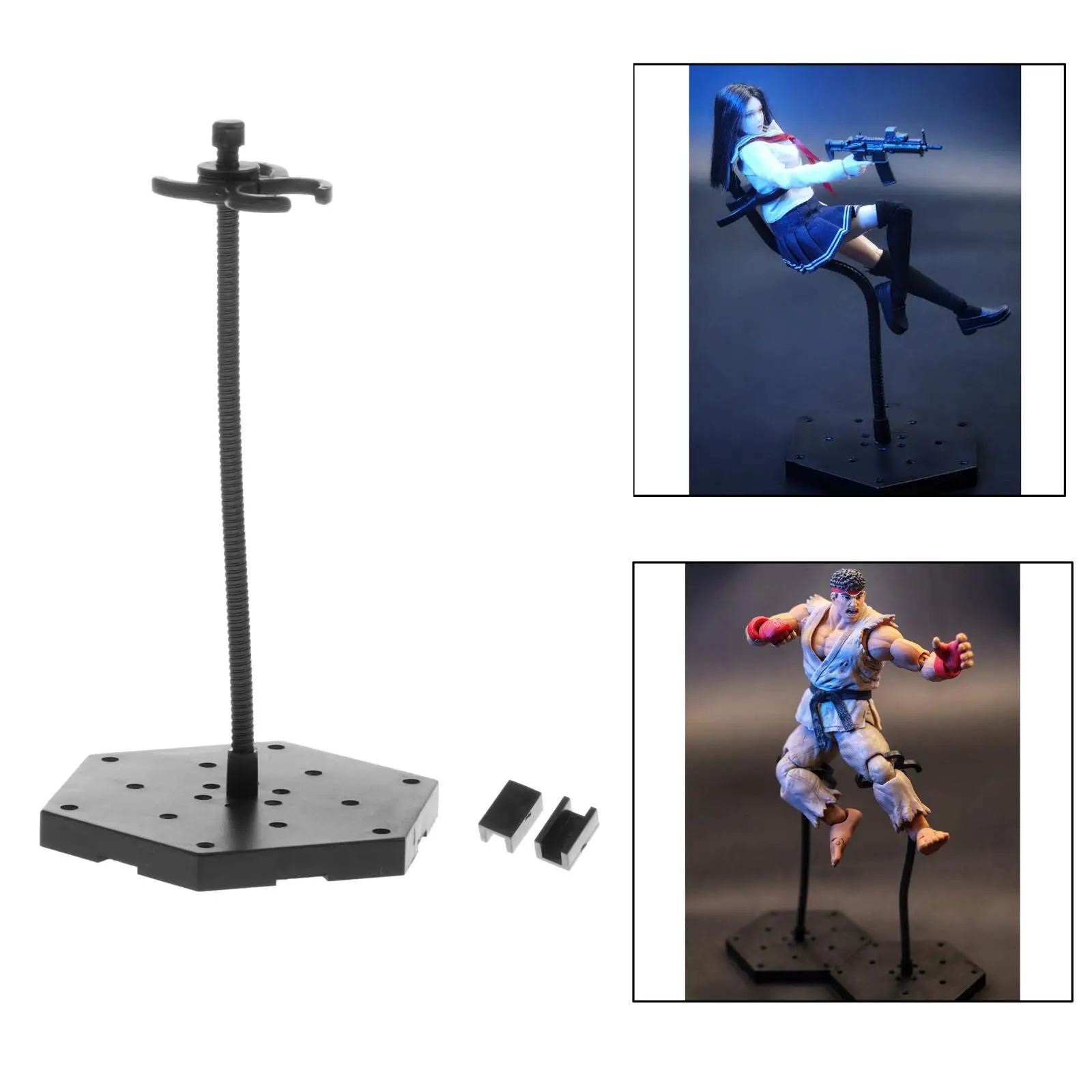 Actionfigurenständer 1/ Figuren Puppenkörper Display Halter Metall verstellbares Action Rack