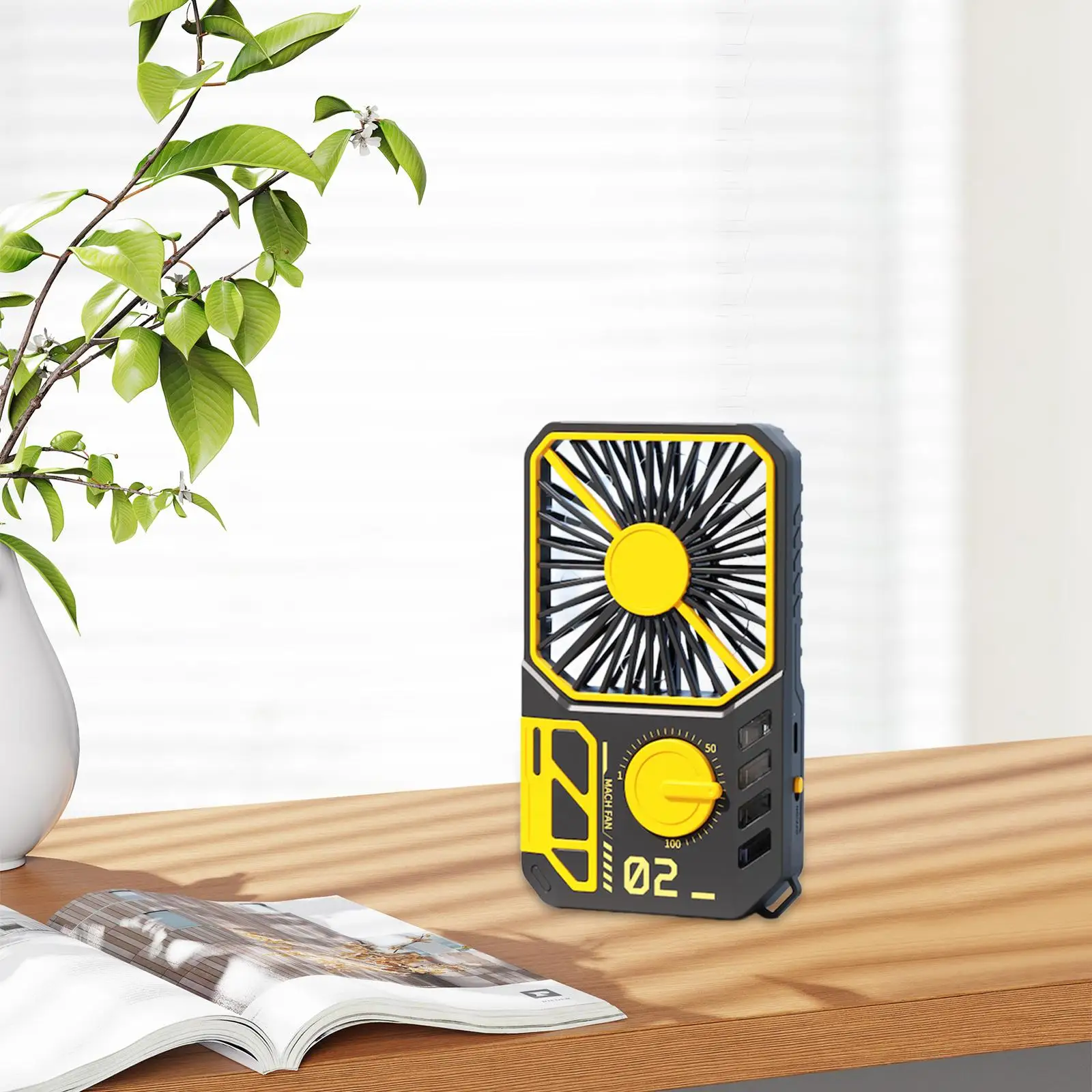 Handheld Fan Desk Fan Lightweight Quiet Adjustable Personal Fan Hanging Fan Mini Fan for Indoor Outdoor