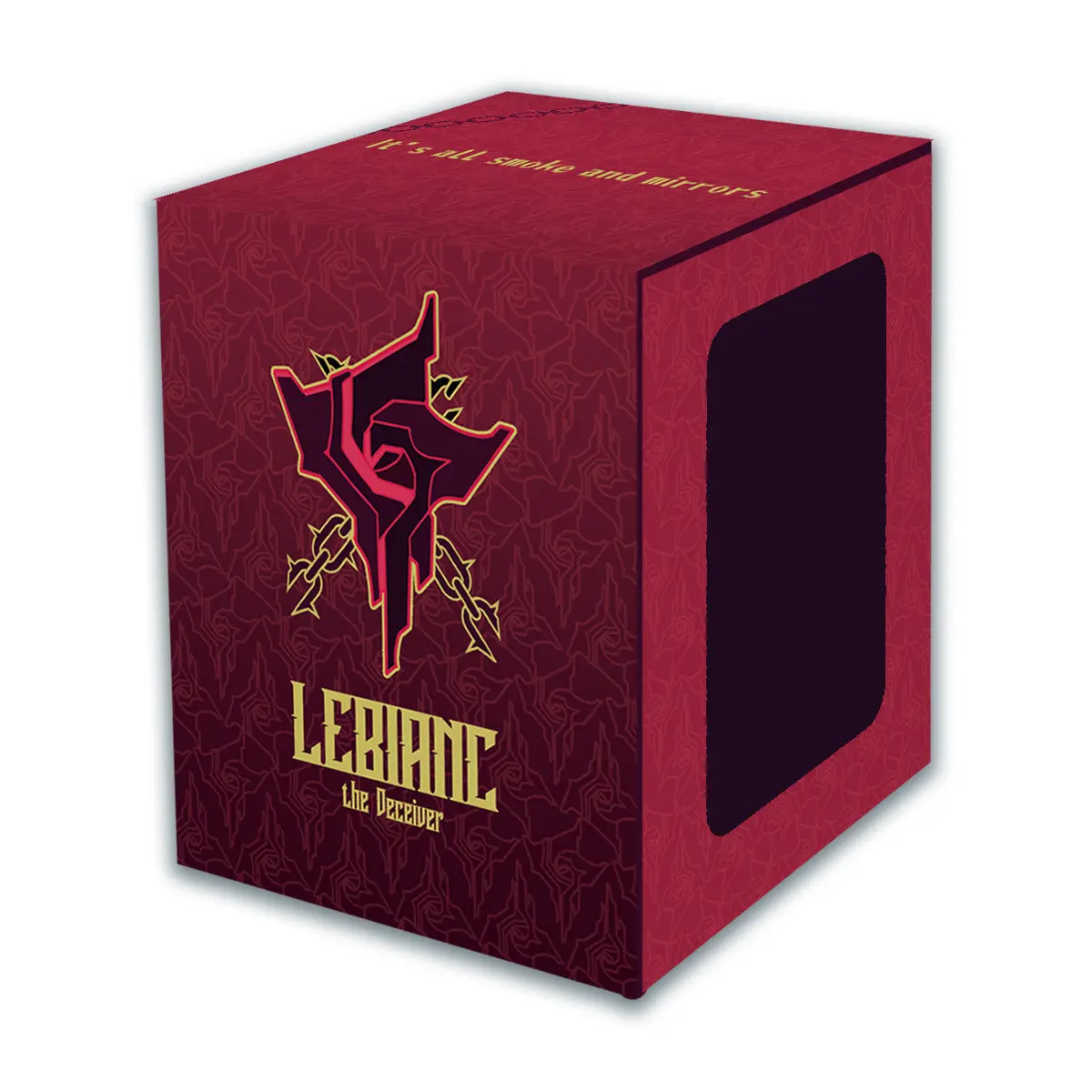 Diy Self Made Goddess Story Leblanced Card Storage Box Leblanced Open Window High-End Leather Magnetic Card Box Gift Toy