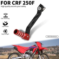 Palanca de cambio de marchas palancas de cambio plegables CNC para Honda CRF250F CRF 250F 2019-2025 accesorios de motocicletas de aluminio para bicicletas todoterreno