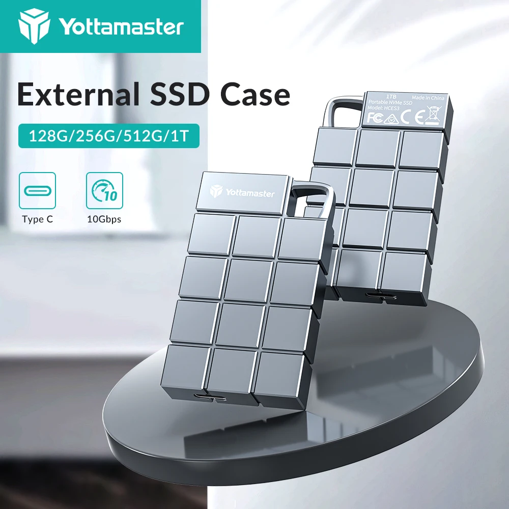 

Yottamaster Portable SSD External Hard Drive 1TB 128GB 256GB 512GB Mini Portable SSD USB3.1 950MB/s Solid State Drive for Laptop