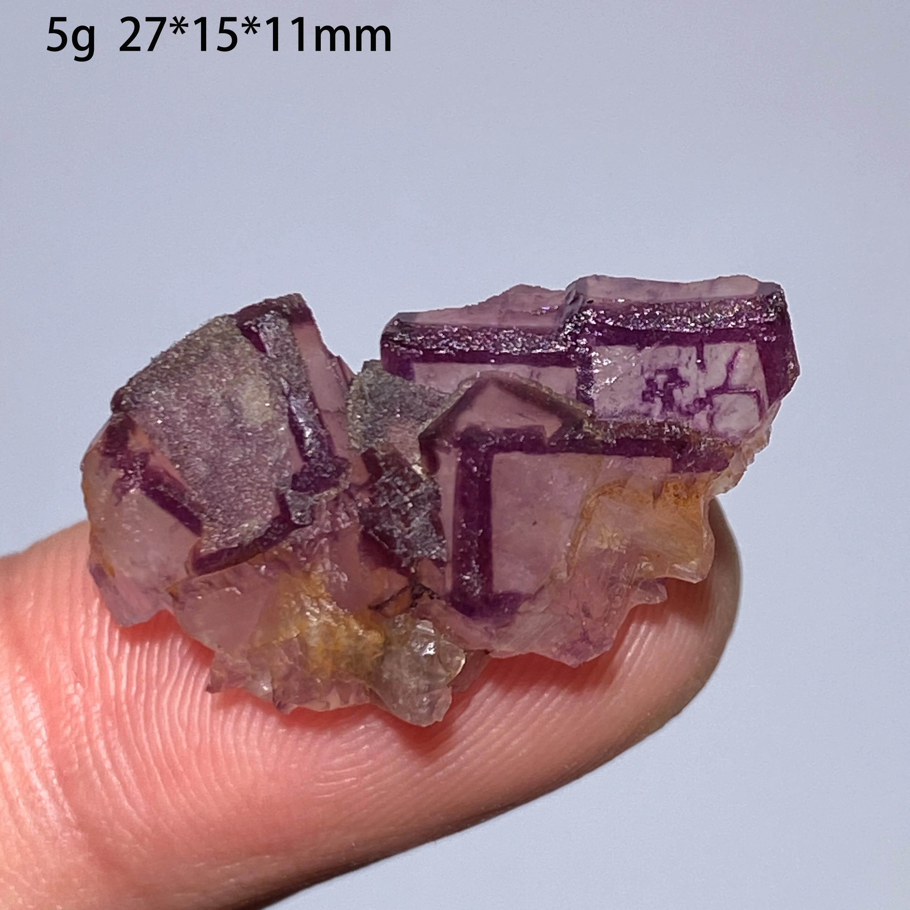 Natural Inner Mongolia Fluorite Crystal Ore Specimen Healing Stone for Home Decor And Teaching- 100%