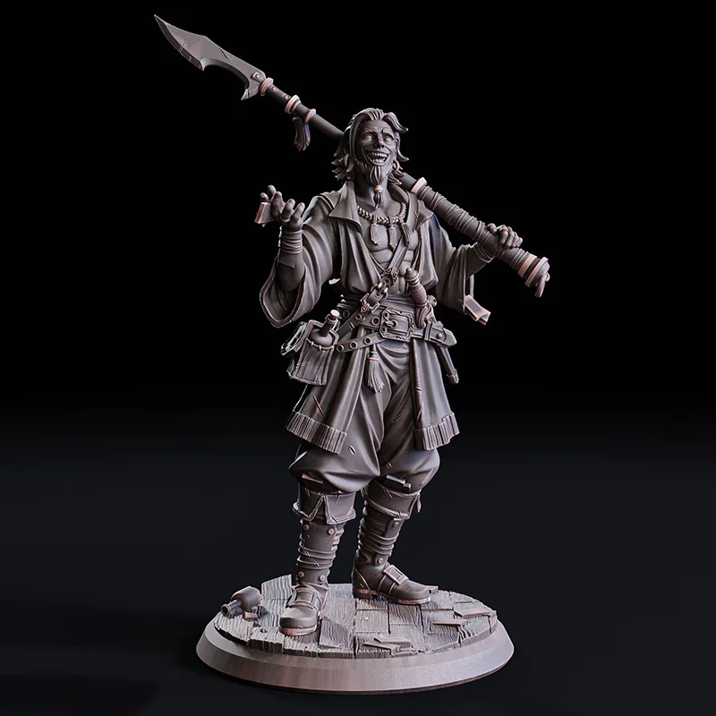 

1/18 100mm 1/24 75mm Resin Model Kits Pirate Brave Warrior Unpainted Figure No Color RW1125B