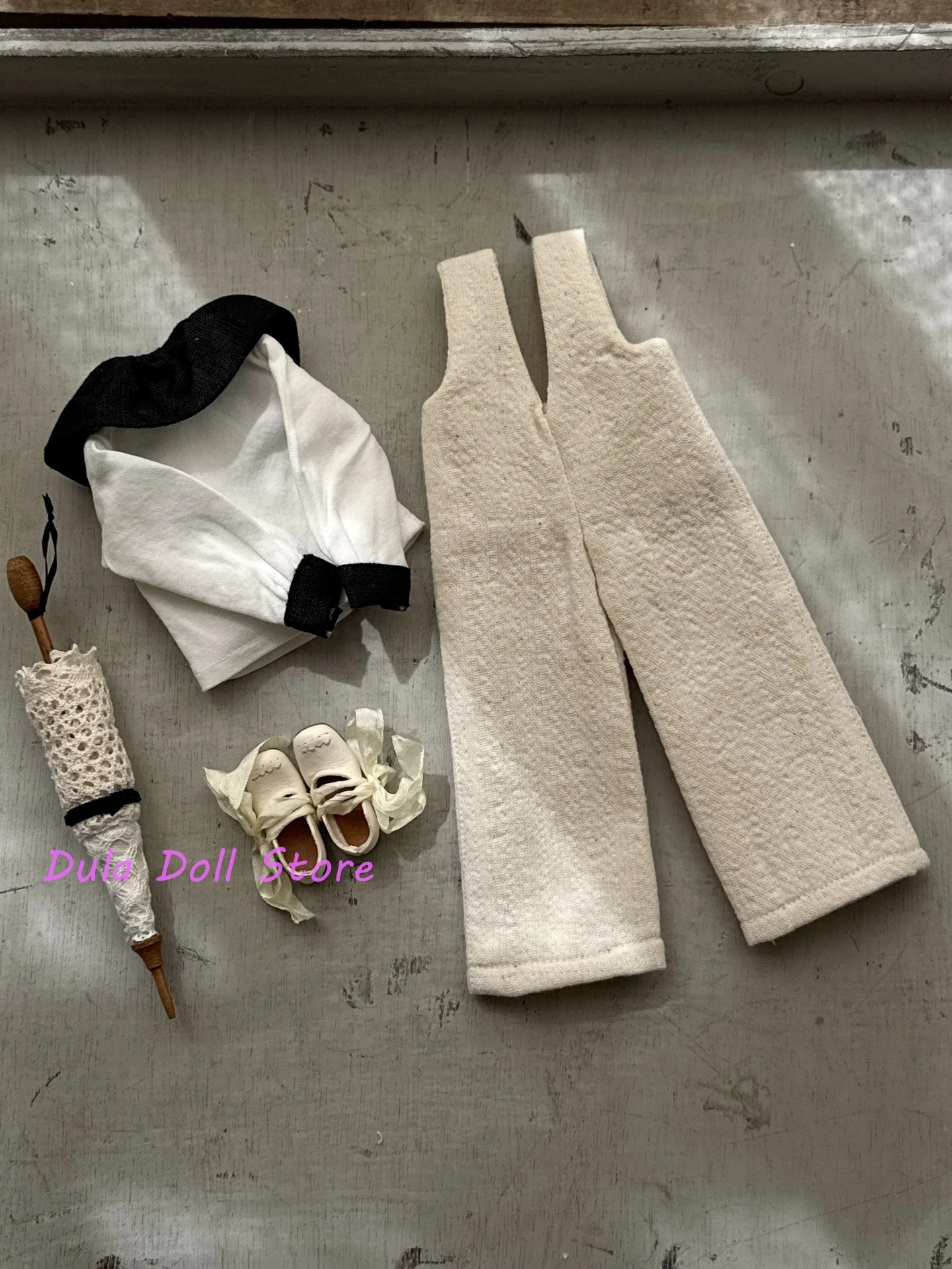 

Одежда для кукол Dula Doll для Blythe, Landoudou, Landazz, ob24, ob22, Licca 1/6, минималистичный черно-белый комплект