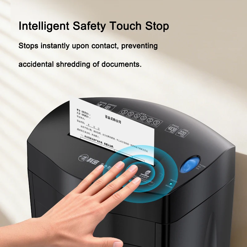 Comet Ultra Quiet 18-Sheet Cross Cut Paper Shredder High Security Level P-4 Heavy Duty 27L Pull Bin For Home Office CD Card