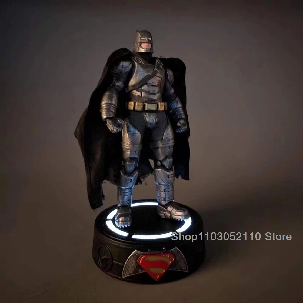 LED Justice League Batman Wonder Women Superman Figure Model Toy Superheroes Figure Collectible toys Birthday Gifts 20cm