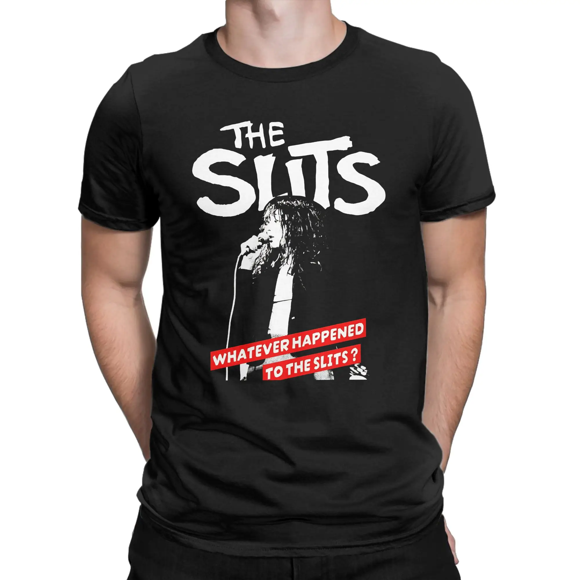 Retro Underground‑Rock Classic The Slits Graphic 100% Cotton T-Shirt Tops Tees For Men