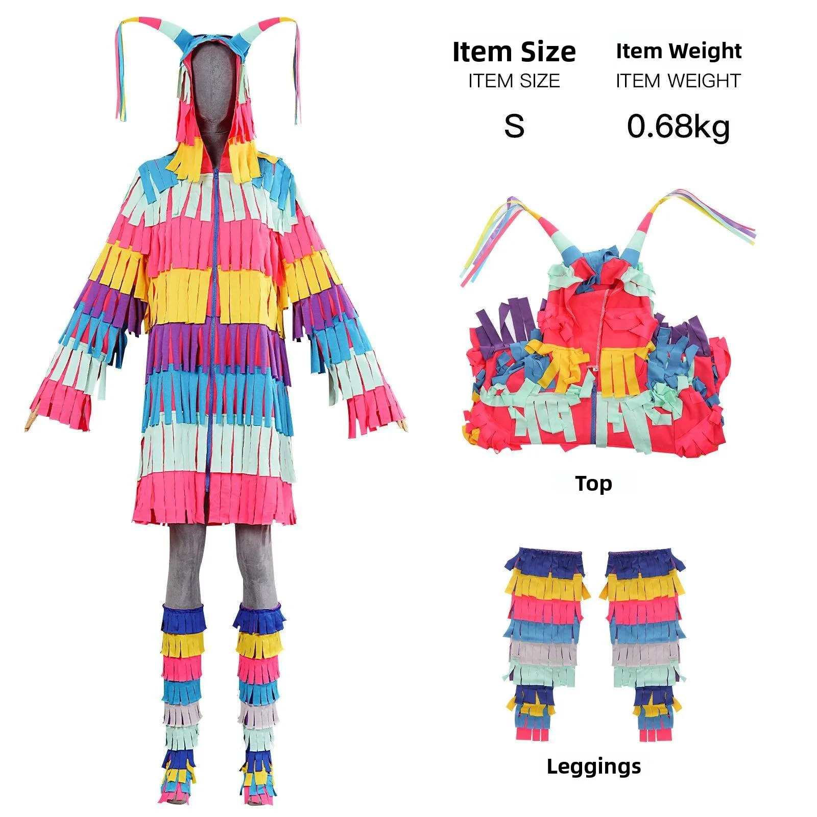 

Halloween Egg Festival Cosplay Suit Pinata Onesie Stage Performance Costume Women's Traditional Ethnic Stage Costume